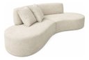 Ver imagem 4 de Sofá e Puff Orgânico Virginia 300cm Sala Suede:Bege