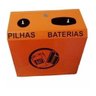 Lixeira Coletor Descarte De Pilhas E Baterias Jsn Laranja - 1