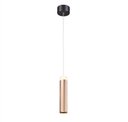 Ver imagem 1 de Lustre Pendente Led 7w Tubo Dourado 20cm 3000k Bivolt Dcd01133