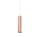 Ver imagem 2 de Lustre Pendente Led 7w Tubo Dourado 20cm 3000k Bivolt Dcd01133