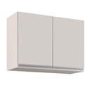 Ver imagem 5 de Armário Aéreo de Cozinha Lavanderia 02 Portas Eva Branco 80 Cm - D’rossi