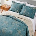 Ver imagem 1 de Kit Cobre Leito Colcha Colore Estampado Sb Casa