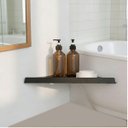 Ver imagem 4 de Prateleira de Canto Porta Shampoo em Aço Inoxidável Preto Fosco para Banheiro Grego Metal