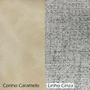 Ver imagem 7 de Kit 2 Poltronas Decorativa para Sala Recepção Consultório Aviv Luxo Corino e Linho