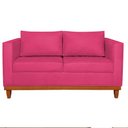 Ver imagem 4 de Sofá 2 e 3 Lugares Europa 180 cm Estilo Conforto e Elegância Suede Pink - Amarena Móveis