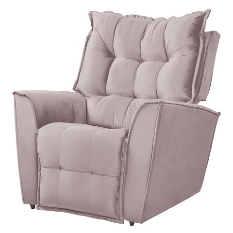 Poltrona da Mamãe Reclinável Carinho Rose - Star Confort