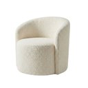 Ver imagem 3 de Kit 02 Poltronas Curva Orgânica Nature Gaia Boucle Bege  - Montanaris Decor