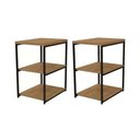 Ver imagem 3 de Escritório Completo Industrial (2 Estantes) 2 Peças Freijó - Kappesberg