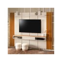 Ver imagem 2 de Nicho Universal Bancada para Painel e Parede Edn 1.80cm Edn:off White/cedro