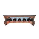 Ver imagem 1 de Adega Vinho Madeira 05 Garrafas Tipo Mesinha Cor Imbuia C05