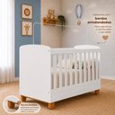 Ver imagem 6 de Berço Americano Apolo 2 em 1 Mini Cama 100% MDF Bebê