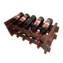 Adega Vinho Madeira 10 Garrafas Cor Imbuia C05 - 2