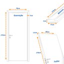 Ver imagem 4 de Kit Porta de Madeira 210x60cm Lisa Laqueada Esquerda Moldufama