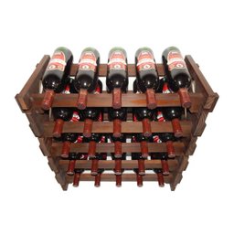 Adega Vinho Madeira 25 Garrafas Cor Imbuia C05 - 2