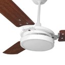 Ver imagem 3 de Ventilador Teto Ventex Valen Branco Mogno 127V com Controle