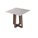 Ver imagem 3 de Mesa Quadrada Sala de Jantar com 4 Cadeiras Cedro/Off White Athenas Dobuê 90x90