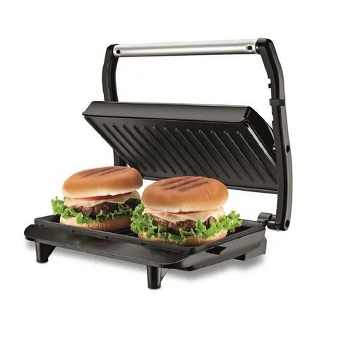 Mini Grill Bak Sanduicheira Inox Gourmet Led Indicadora - Bak Emb-utilit 110v