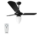 Ver imagem 1 de Ventilador de Teto com Controle Remoto Rico Preto - 110V