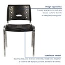 Ver imagem 6 de Cadeira Escritório Fixa Empilhável Hotel Auditório Elo