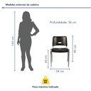 Ver imagem 3 de Cadeira Escritório Fixa Empilhável Hotel Auditório Elo