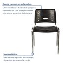 Ver mais imagens de Cadeira Escritório Fixa Empilhável Hotel Auditório Elo