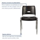 Ver imagem 7 de Cadeira Escritório Fixa Empilhável Hotel Auditório Elo
