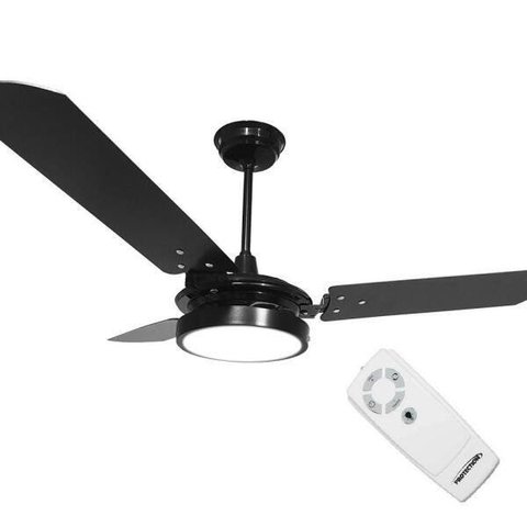 Ventilador de Teto Ventex Valen Preto 220V com Controle