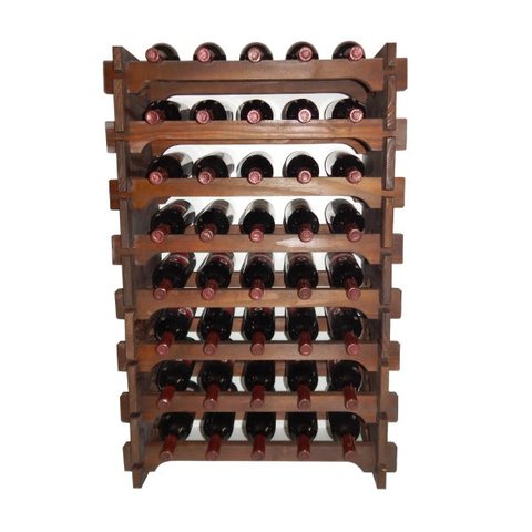 Adega Vinho Madeira 40 Garrafas Cor Imbuia C05