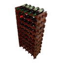 Ver imagem 2 de Adega Vinho Madeira 50 Garrafas Cor Imbuia C05