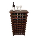 Ver imagem 1 de Adega Vinho Madeira 70 Garrafas Tipo Mesinha Cor Imbuia C05