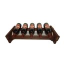 Ver imagem 1 de Adega Vinho Madeira Complemento 05 Garrafas Cor Imbuia C05
