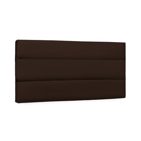 Painel de Cama 90cm Greta Suede Café - Lucadi Home