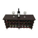 Ver imagem 1 de Adega Vinho Madeira 24 Garrafas Tipo Mesa Cor Imbuia C08 Cevey Adegas e Artesanatos