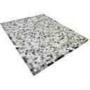 Ver imagem 2 de Tapete De Couro Preto Branco Salino 2,00x2,50 C/b pç 5x5cm