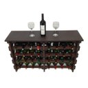 Ver imagem 1 de Adega Vinho Madeira 32 Garrafas Tipo Mesa Cor Imbuia C08 Cevey Adegas e Artesanatos