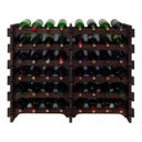 Ver imagem 1 de Adega Vinho Madeira 48 Garrafas Cor Imbuia C08 Cevey Adegas e Artesanatos