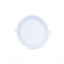 Ver imagem 1 de Plafon Led Slim 18w Redondo Embutir 6500k Branco Frio Bivolt - Kit com 5 Un.