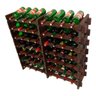 Adega Vinho Madeira 56 Garrafas Cor Imbuia C08 Cevey Adegas e Artesanatos - 2