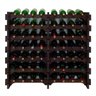 Adega Vinho Madeira 56 Garrafas Cor Imbuia C08 Cevey Adegas e Artesanatos - 1