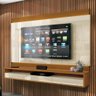 Painel para TV até 75 Polegadas 2,00m Savanna Off White / Cedro - 2