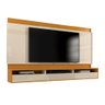 Painel para TV até 75 Polegadas 2,00m Savanna Off White / Cedro - 1