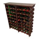 Ver imagem 2 de Adega Vinho Madeira 64 Garrafas Tipo Mesa Cor Imbuia C08 Cevey Adegas e Artesanatos