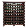 Adega Vinho Madeira 64 Garrafas Tipo Mesa Cor Imbuia C08 Cevey Adegas e Artesanatos - 1
