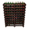 Adega Vinho Madeira 80 Garrafas Cor Imbuia C08 Cevey Adegas e Artesanatos - 2