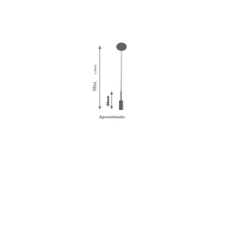 Kit 3 Lustre Pendente Cordão Copo Cobre com Caninho - 2