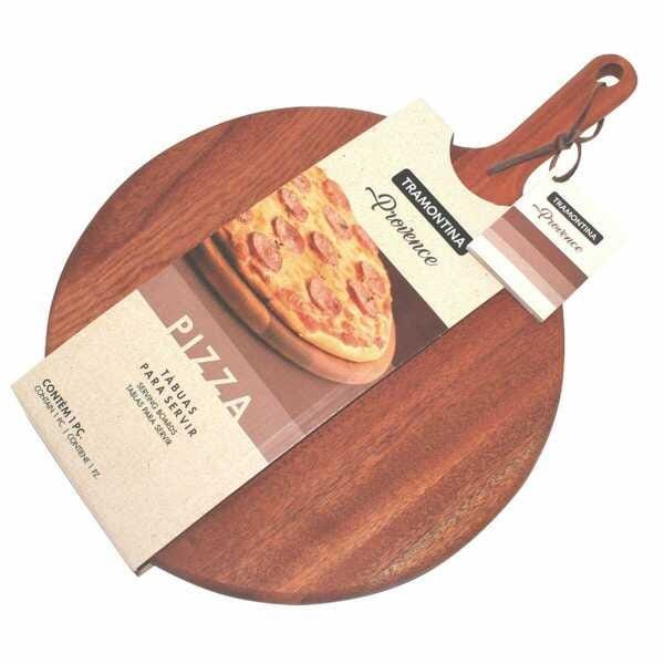 Tábua para Pizza Tramontina Provence em Mogno Africano 42 cm - 13354/641