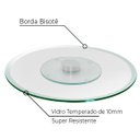 Ver imagem 4 de Prato Giratório Bisotado com Base Inox Luxo 90cm x 10M