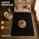 Ver imagem 3 de Tapete para Sala Milano Soft Preto Antiderrapante:2.00 x 3.00