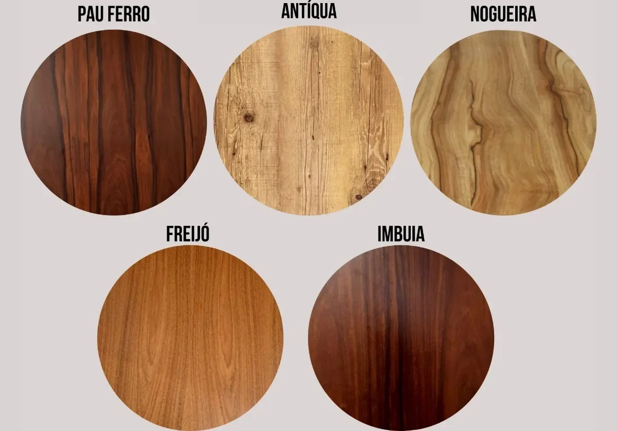 MESA SAARINEN REDONDA 1,30 BASE PRETO TAMPO FREJO - 4