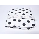 Ver imagem 2 de Jogo de Cama Solteiro Malha de Algodão 2 Peças Poá